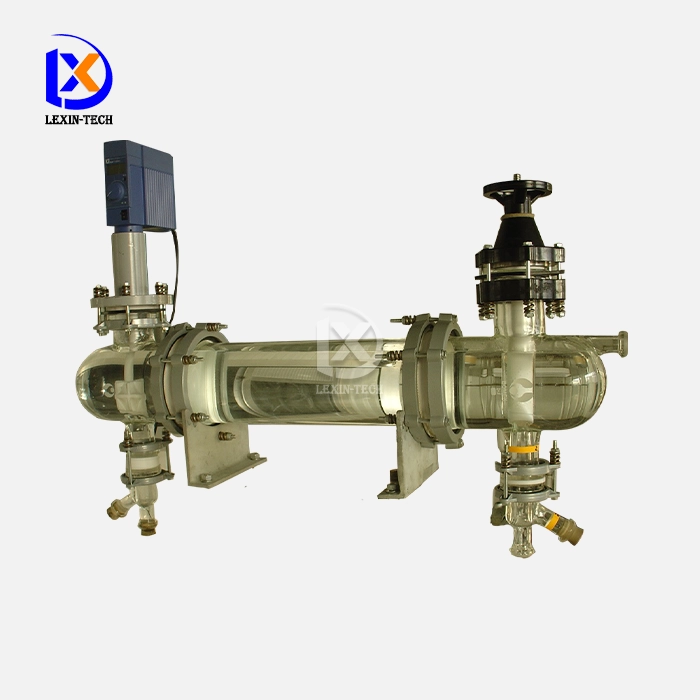 Horizontal Borosilicate Glass Tubular Mixer-Settler